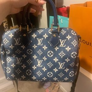 louis vuitton denim speedy